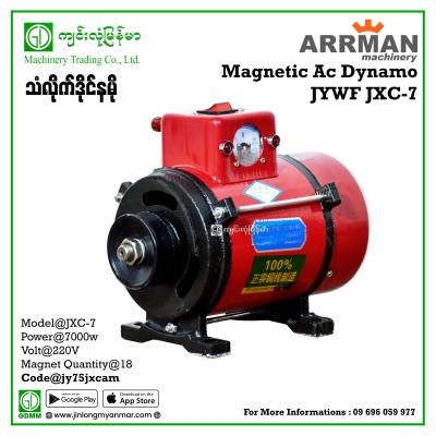 Magnetic AC Dynamo ARRMAN JYWF JXC-7 7000W 220V