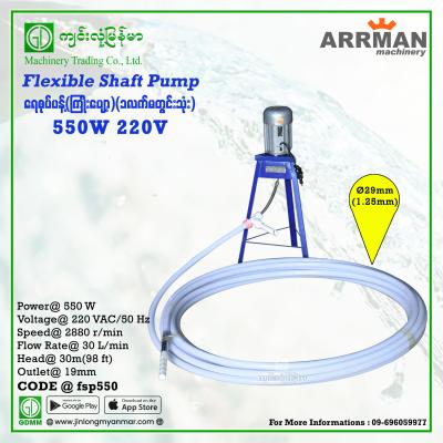 Flexible Shaft Pump ARRMAN 550W (1.25mm)
