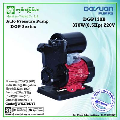 Auto Pressure Pump DAYUAN DGP130B 370W 1"x1"(220V)