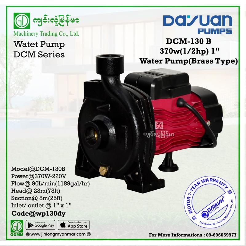 Water Pump DAYUAN DCm130B 370W 1"x1"(220V)