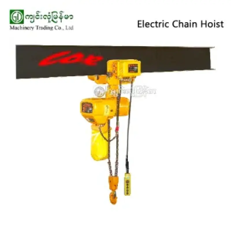 Electric Chain Block HGC0202(Trolley-Type) – COE