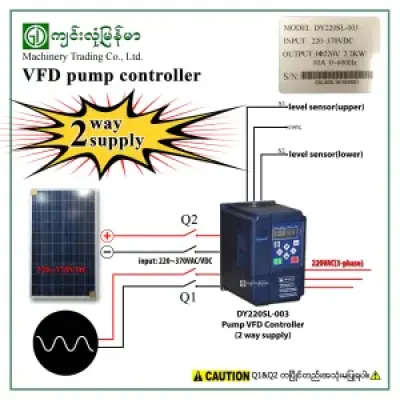 DONGYIN DY220SL-003 2.2kw Photovoltaic Pump Controller
