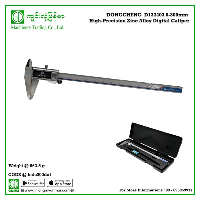 High-Precision Zinc Alloy Digital Caliper DONGCHENG  D132403 0-300mm